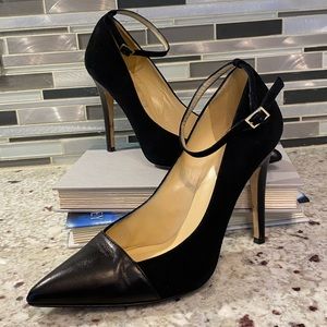 Kate Spade suede and leather high heels